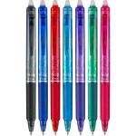 Pilot FriXion Clicker Erasable Gel Ink Pens - 7 Pack