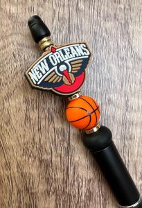 Custom Beaded Basketball Pen - Perfect Gift!