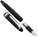 Sailor Black Music Fountain Pen with Silver Trim