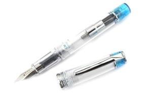 Pilot Prera Transparent Light Blue Calligraphy Fountain Pen