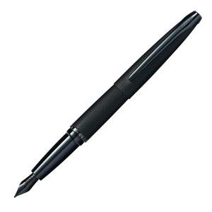 CROSS Brushed Black Calais Fountain Pen with Extras