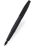 CROSS Brushed Black Calais Fountain Pen with Extras