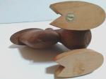 Vintage Swank Wood Pen Pencil Holder - Pelican Design