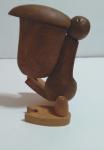 Vintage Swank Wood Pen Pencil Holder - Pelican Design