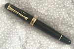 Aurora 88 Black Satin Fountain Pen with Rose Gold Trim