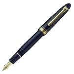 Sailor Fountain Pen Blue with Light Gold Trim
