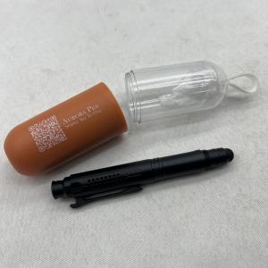 Aurora Blade Black Aluminum Ballpoint Pen with Tool