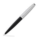 Aurora Black Barrel Ballpoint Pen with Chrome Cap