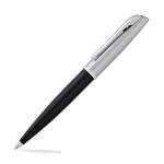 Aurora Black Barrel Ballpoint Pen with Chrome Cap