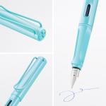LAMY Safari Aquasky Fountain Pen with Ergonomic Grip
