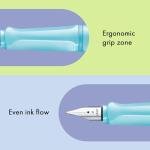 LAMY Safari Aquasky Fountain Pen with Ergonomic Grip