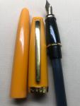 Aurora Yellow and Gold Fountain Pen
