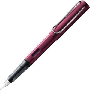 Lamy AL-Star Black Purple Fountain Pen with Grip