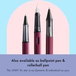 Lamy AL-Star Black Purple Fountain Pen with Grip