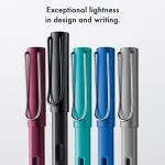 Lamy AL-Star Black Purple Fountain Pen with Grip
