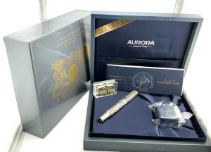 Aurora Benvenuto Cellini Sterling Silver Fountain Pen