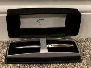 Cross Century II Medalist Chrome and Gold Ballpoint Pen