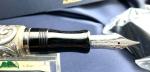 Aurora Benvenuto Cellini Sterling Silver Fountain Pen