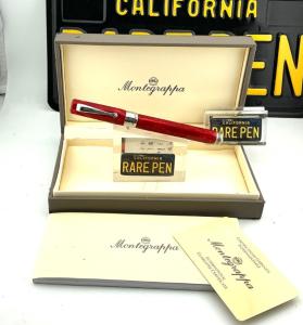1990s Montegrappa Symphony Red Fountain Pen