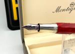 1990s Montegrappa Symphony Red Fountain Pen