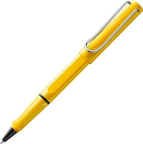 Lamy Safari Yellow Rollerball Pen, Ergonomic Grip