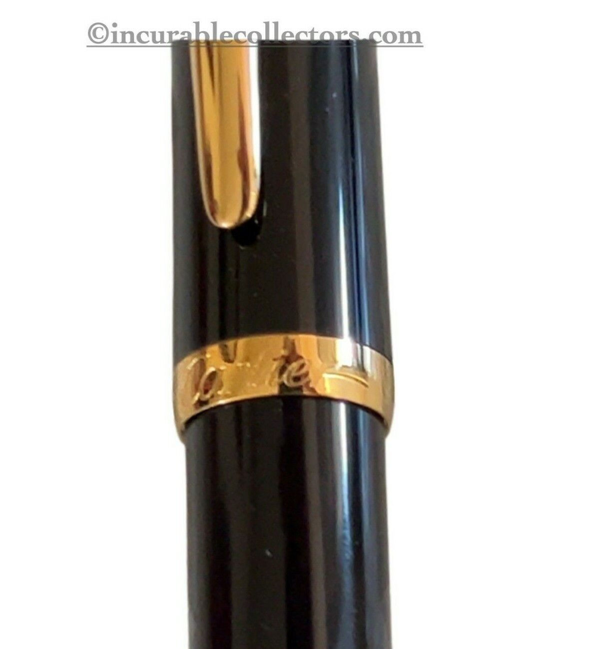 Cartier Roadster Black Gold Fountain Pen with 18K Nib