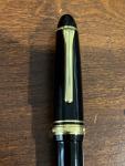 Sailor 1911 Large Black Gold Trim Fountain Pen