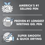 Pilot G2 Blue Gel Ink Pens, 10 Pack