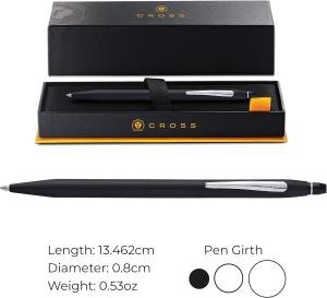 Cross Click Ballpoint Pen in Classic Black
