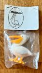 Vintage Pelikan Color Plastic Figurine - Rare