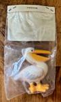 Vintage Pelikan Color Plastic Figurine - Rare