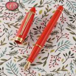 Aurora Ipsilon Autumn Orange Fountain Pen - EF Nib