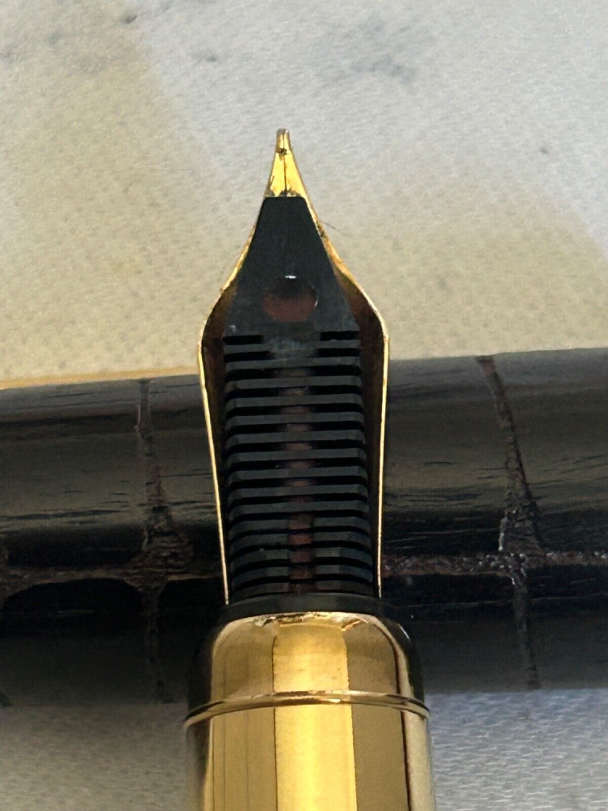 Louis Cartier Dandy Crocodile Ebony Limited Edition Fountain Pen