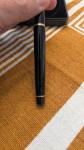 Aurora Ipsilon Black Lacquer Fountain Pen with Gold