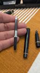 Aurora Ipsilon Black Lacquer Fountain Pen with Gold