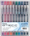 Pilot G-Tec-C Ultra Fine Gel Pens - 10 Pack