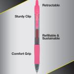 Pilot G2 Fine Point Pink Gel Ink Pens, 5-Pack
