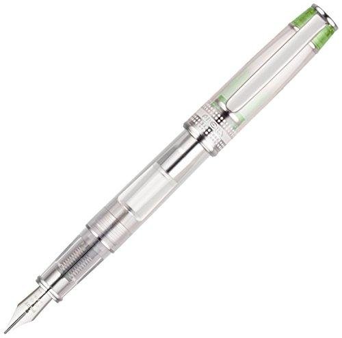 Pilot Prera Transparent Green Fountain Pen with Calligraphy Nib