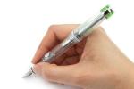 Pilot Prera Transparent Green Fountain Pen with Calligraphy Nib