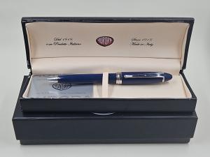 Aurora Ipsilon Deluxe Blue Ballpoint Pen