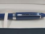 Aurora Ipsilon Deluxe Blue Ballpoint Pen