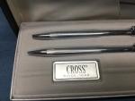Cross Chrome Ballpoint Pen and Pencil Set