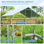 Polar Aurora Large Outdoor Chicken Coop and Run