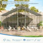 Polar Aurora Large Outdoor Chicken Coop and Run