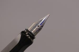 Lamy Safari Charcoal Fountain Pen with Blue Ink