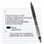 Pilot Precise V7 RT Black Ink Fine Point Pens