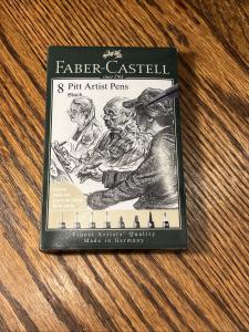 Faber Castell Black India Ink Artist Pen Set