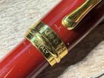 Aurora Ipsilon Red Resin Ballpoint Pen