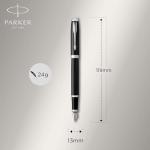 PARKER IM Black Lacquer Fountain Pen Set
