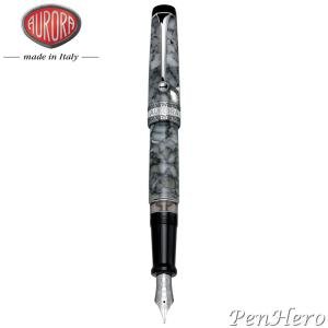 Aurora Optima Nero Perla Fountain Pen - Extra Fine